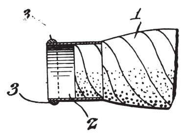 Bu resimde hafif puro, vintage çizgi çizme veya oyma illüstrasyon temsil eder.