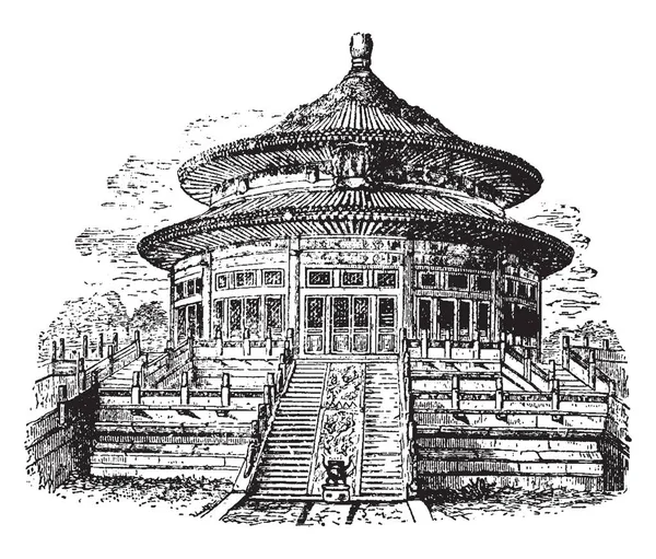 Templo Agricultura Altar Agricultura Sitio Histórico Distrito Xuanwu Beijing China — Archivo Imágenes Vectoriales