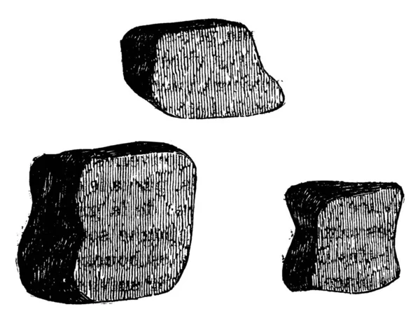 Χονδροειδείς Σκόνες Παλιάς Χρονολογίας Χαραγμένο Εικονογράφηση Βιομηχανική Εγκυκλοπαίδεια Lami 1875 — Διανυσματικό Αρχείο