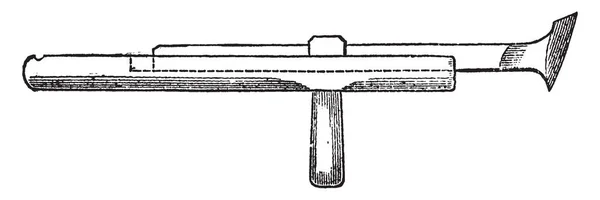 Deze Afbeelding Vertegenwoordigt Hiel Die Een Hulpmiddel Voor Smeedijzer Vintage — Stockvector