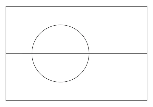 Vlag Van Groenland 2009 Deze Vlag Heeft Twee Gelijke Horizontale — Stockvector