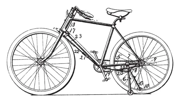 Soporte Para Bicicletas También Conoce Como Ruedas Entrenamiento Que Montan — Archivo Imágenes Vectoriales