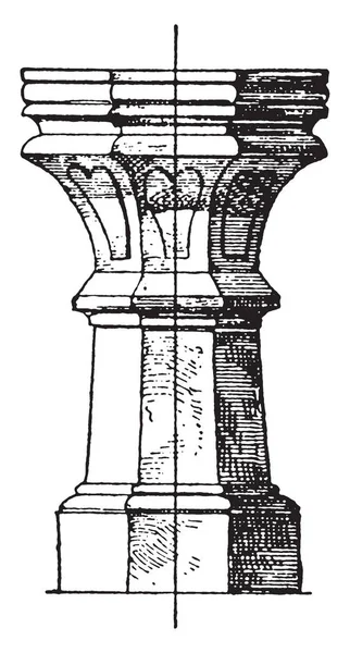 Questa Acquasantiera Trova Nelle Chiese Cattoliche Romane Che Contengono Acqua — Vettoriale Stock