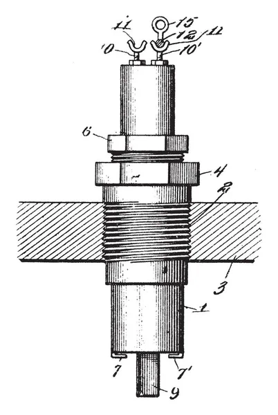 Cette Illustration Représente Spark Plug Qui Est Dispositif Électrique Qui — Image vectorielle