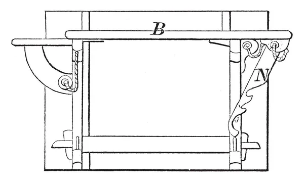 Mesa Planchar Permite Colocación Única Una Puerta Amplia Gama Tablas — Archivo Imágenes Vectoriales