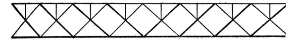 Système Triangulaire Angle Droit Jusqu Haut Illustration Gravée Vintage Encyclopédie — Image vectorielle