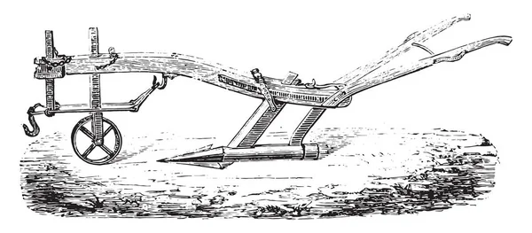 Sous Sol Dombasle Illustration Gravée Vintage Encyclopédie Industrielle Lami 1875 — Image vectorielle