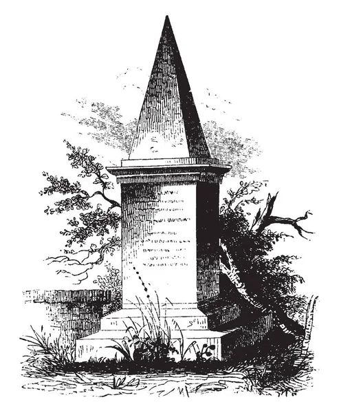 Denkmal Von Anthony Wayne Einem Offizier Und Staatsmann Der United — Stockvektor