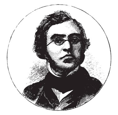 William M. Thackeray, 1811-1863, bir İngiliz roman yazarı, yazar ve yazar on dokuzuncu yüzyıl, onun hiciv çalışır, vintage çizgi çizme veya oyma illüstrasyon için ünlü olduğunu