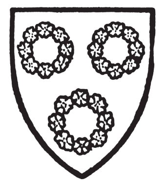 Westmoreland Hilton Sable üç yüzük altın, vintage çizgi çizme veya oyma illüstrasyon delik.