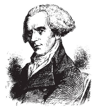 Elbridge Gerry, 1744-1814, o bir devlet adamı, diplomat, Amerika Birleşik Devletleri ve Massachusetts, vintage çizgi çizme veya oyma illüstrasyon dokuzuncu Valisi beşinci Başkan Yardımcısı