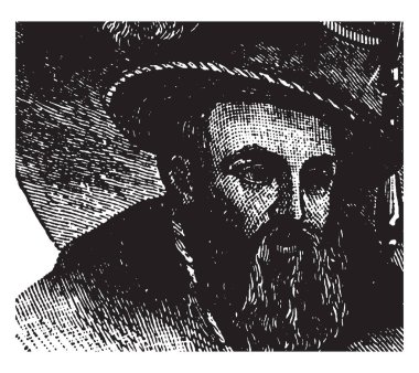 Kepler, 1571-1630, o bir Alman matematikçi, astronom ve astrolog, vintage çizgi çizme veya oyma illüstrasyon yapıldı.