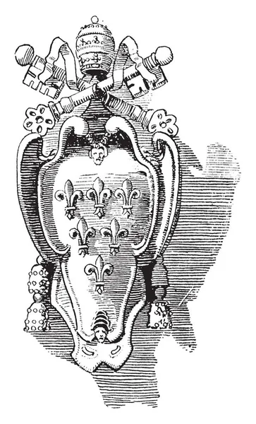 Paul III bir Papa çizim veya illüstrasyon oyma Roman, vintage uyumludur.