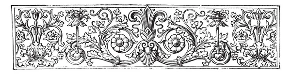 Bannière Est Contient Des Arrangements Floraux Dans Modèle Des Cœurs — Image vectorielle