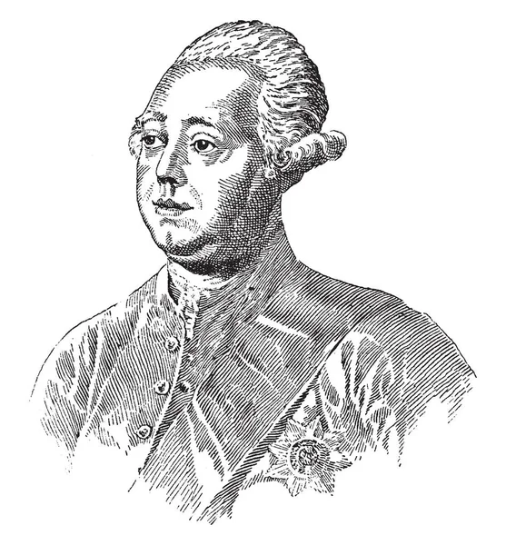 Лорд Норт 1732 1792 Він Був Прем Міністр Великобританії 1770 — стоковий вектор