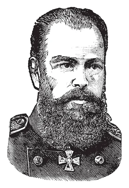 Aleksander Iii 1845 1894 Był Cesarz Rosji 1881 1894 Był — Wektor stockowy