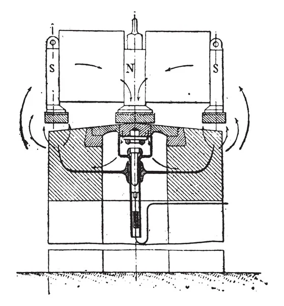 Kontakta Diatto System Vintage Ingraverad Illustration Bar Kärleksfull Och Box — Stock vektor