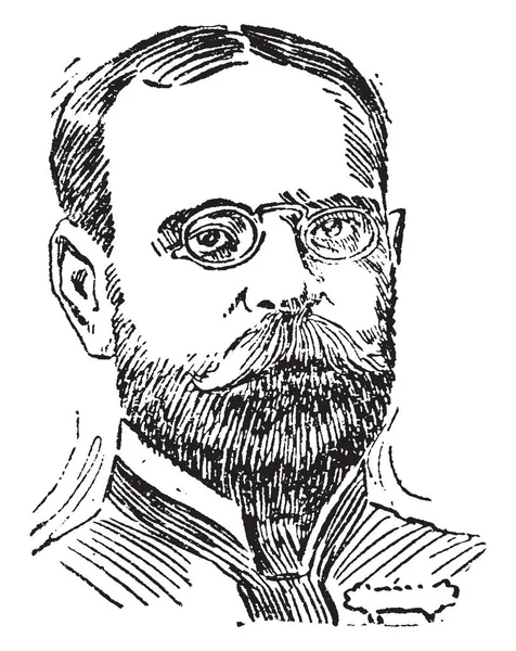 John Sousa 1854 1932 Fue Compositor Director Orquesta Estadounidense Época — Vector de stock