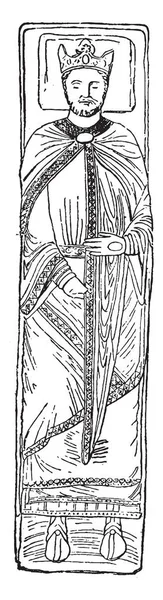 Ричард 1157 1199 Королём Англии 1189 1199 Год Герцогом Нормандии — стоковый вектор