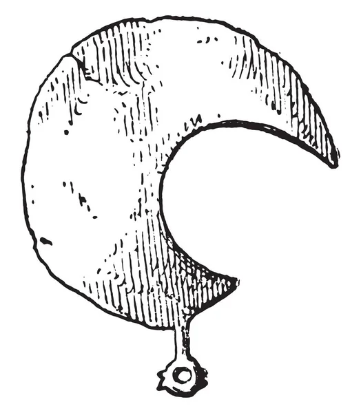 エトルリア Serpe ヴィンテージ刻まれた図 — ストックベクタ