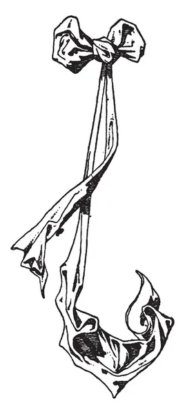 ツァイトブローム絵から作られるリボン ヴィンテージの線描画や彫刻の薄いバンド — ストックベクタ