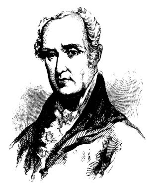 John Armstrong, 1755-1816, o bir Amerikan askerinin ve yargıç, vintage çizgi çizme veya oyma illüstrasyon yapıldı.
