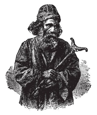 Onların aşırı yoksulluk ve onların odak için bilinen Dervesh sevgi ve hizmet, vintage çizgi çizme veya oyma illüstrasyon evrensel değerleri üzerinde olduğunu.