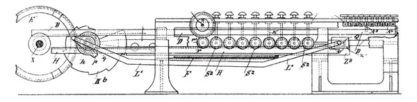 Esta Ilustración Representa Una Máquina Que Utiliza Para Multiplicar Dividir — Archivo Imágenes Vectoriales