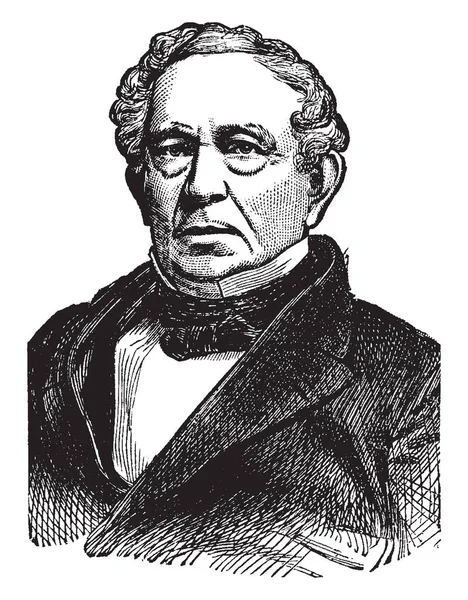 Edward Everett 1794 1865 Był Amerykański Polityk Pastor Pedagog Orator — Wektor stockowy