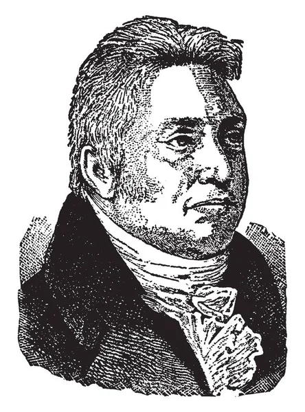 サミュエル テーラー コールリッジ 1772 1834 彼は英国の詩人 文芸評論家 哲学者 神学者 イギリスのロマン主義運動の創始者 — ストックベクタ