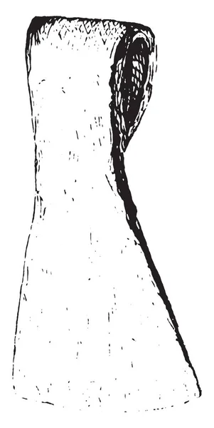 Иллюстрация Представляет Собой Железный Томагавк Который Сделан Железа Винтажные Линии — стоковый вектор