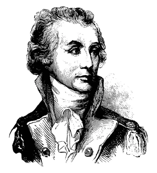 Thomas Sumter 1734 1832 Soldat Brigadier Général Sénateur Des États — Image vectorielle