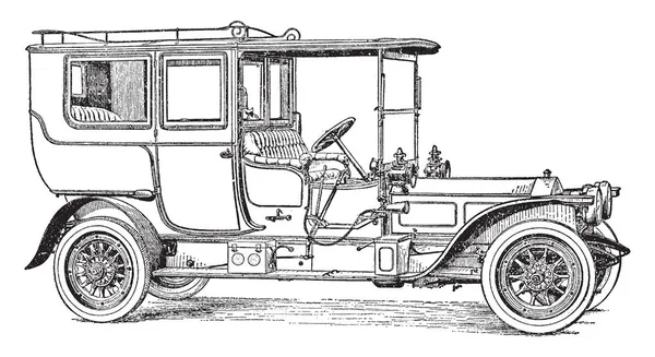 Rollos Seis Cilindros Royce Pullman Limousine Operado Caballos Fuerza Con — Archivo Imágenes Vectoriales