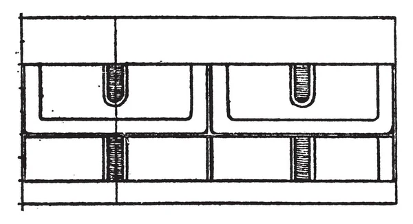 Graeco Doric Moulding Partial Bent Row Leaves Termination Column Row — Stock Vector