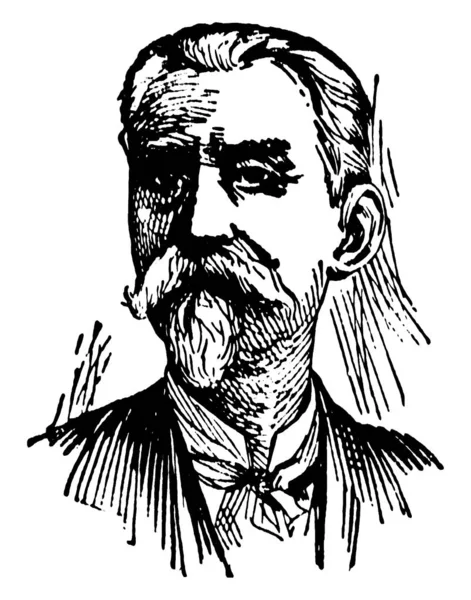 Maximo Gomez 1836 1905 Byl Generálmajor Kubánského Deset Let Války — Stockový vektor