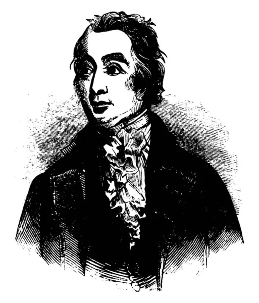 Francis Rawdon Chesney 1789 1872 Foi General Explorador Britânico Desenho —  Vetores de Stock