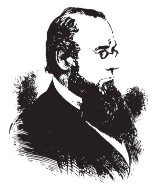 Edwin M. Stanton, o 1814-1869, oldu bir Amerikalı bir avukat, politikacı, çizim veya şekil oyma savaş ve ABD Adalet Bakanı, vintage çizgi Sekreteri