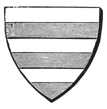 Barry Bendy oluşan yatay olarak çizilmiş çizgiler, vintage çizgi çizme veya oyma illüstrasyon.