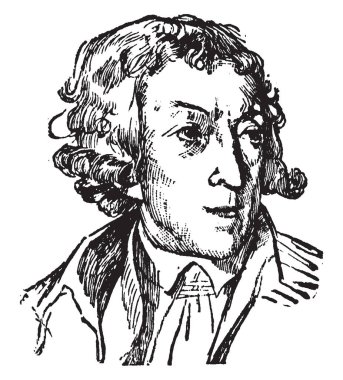 Horace Walpole, (Oxford Earl), 1717-1797, o bir İngiliz sanat tarihçisi, Sahaf ve Whig politikacı, vintage çizgi çizme veya oyma illüstrasyon oldu