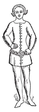 25 Ocak 1327 onun ölüm, vintage çizgi çizme veya oyma illüstrasyon kadar gelen İngiltere Kralı Edward III oğludur.