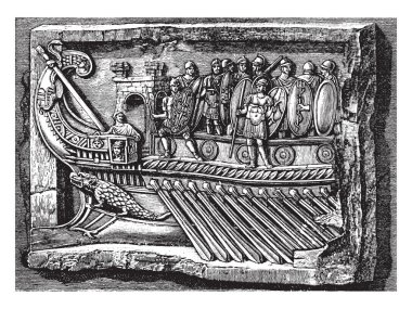 Gale esas olarak kürek çekme, vintage çizgi çizme veya illüstrasyon oyma motorlu gemi türüdür.