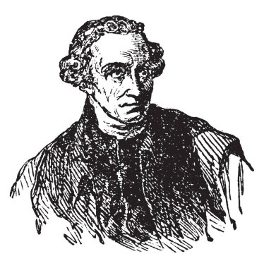 Patrick Henry, 1736-1799, o Amerikalı avukat, ekici, hatip ve Virginia, ünlü onun beyanı ikinci Virginia Kongre, vintage çizgi çizme veya oyma illüstrasyon için birinci ve altıncı sonrası Sömürge valisi oldu