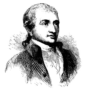 John Jay, 1745-1829, o bir devlet adamı, vatansever, diplomat, Amerika Birleşik Devletleri, New York, ikinci valisi kurucularının ve Amerika Birleşik Devletleri'nin ilk baş yargıç, vintage satır çizim veya illüstrasyon oyma