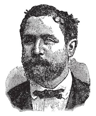 Emile Loubet, Fransa Başbakanı ve Fransa, vintage çizgi çizme veya oyma illüstrasyon sonraki Cumhurbaşkanı o 1838-1929, oldu
