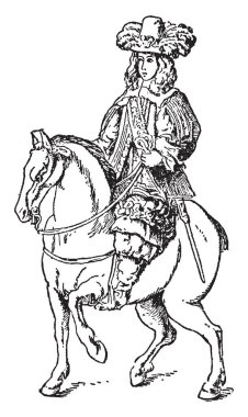 Bir şövalyenin atı, vintage çizim üzerinde sürme veya illüstrasyon oyma Bath bey