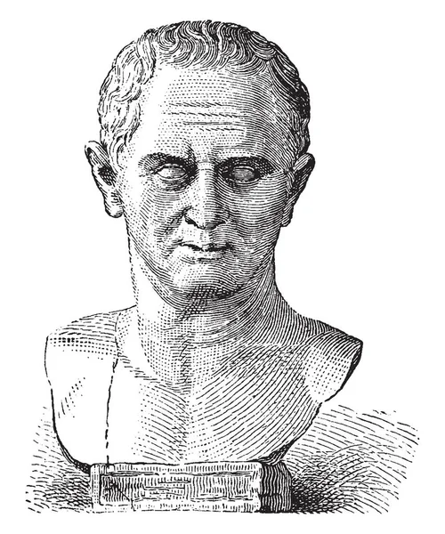 Marcus Tullius Cicero 106 Byl Římský Politik Právník Konzul Římské — Stockový vektor