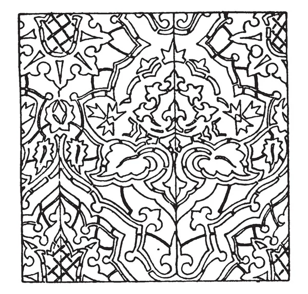 ランツフート ビンテージの線描画や彫刻イラストのトラウスニッツ城は パターンを描画 — ストックベクタ