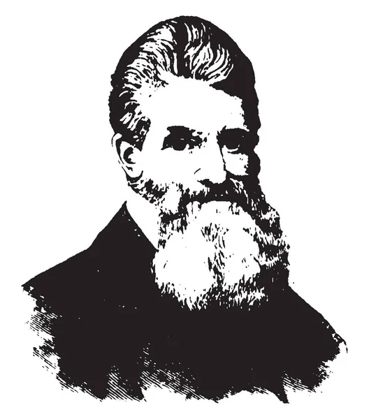John Brown 1800 1859 Byl Americký Paleontolog Vedl Útok Federální — Stockový vektor