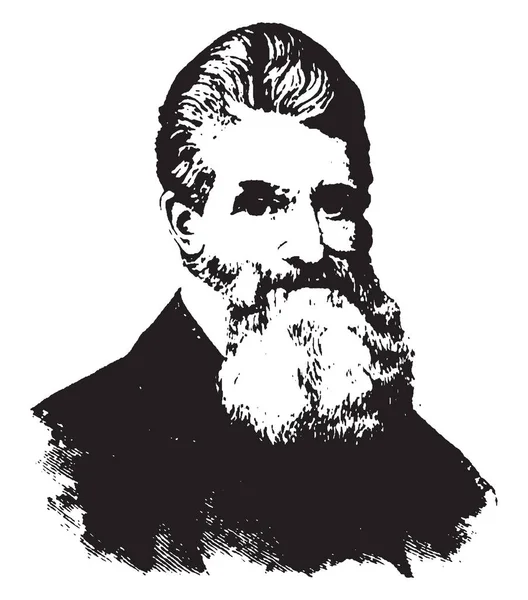 John Brown 1800 1859 Fue Abolicionista Estadounidense Dirigió Una Incursión — Archivo Imágenes Vectoriales