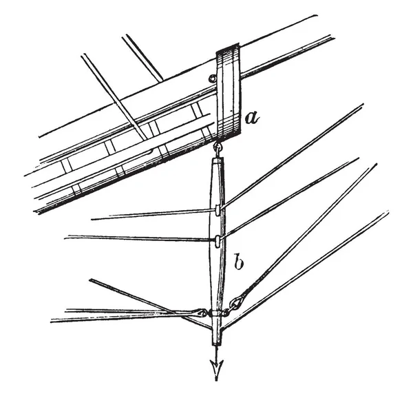 Dolphin Striker Piccolo Spar Ausiliario Verticale Quasi Verticale Che Estende — Vettoriale Stock